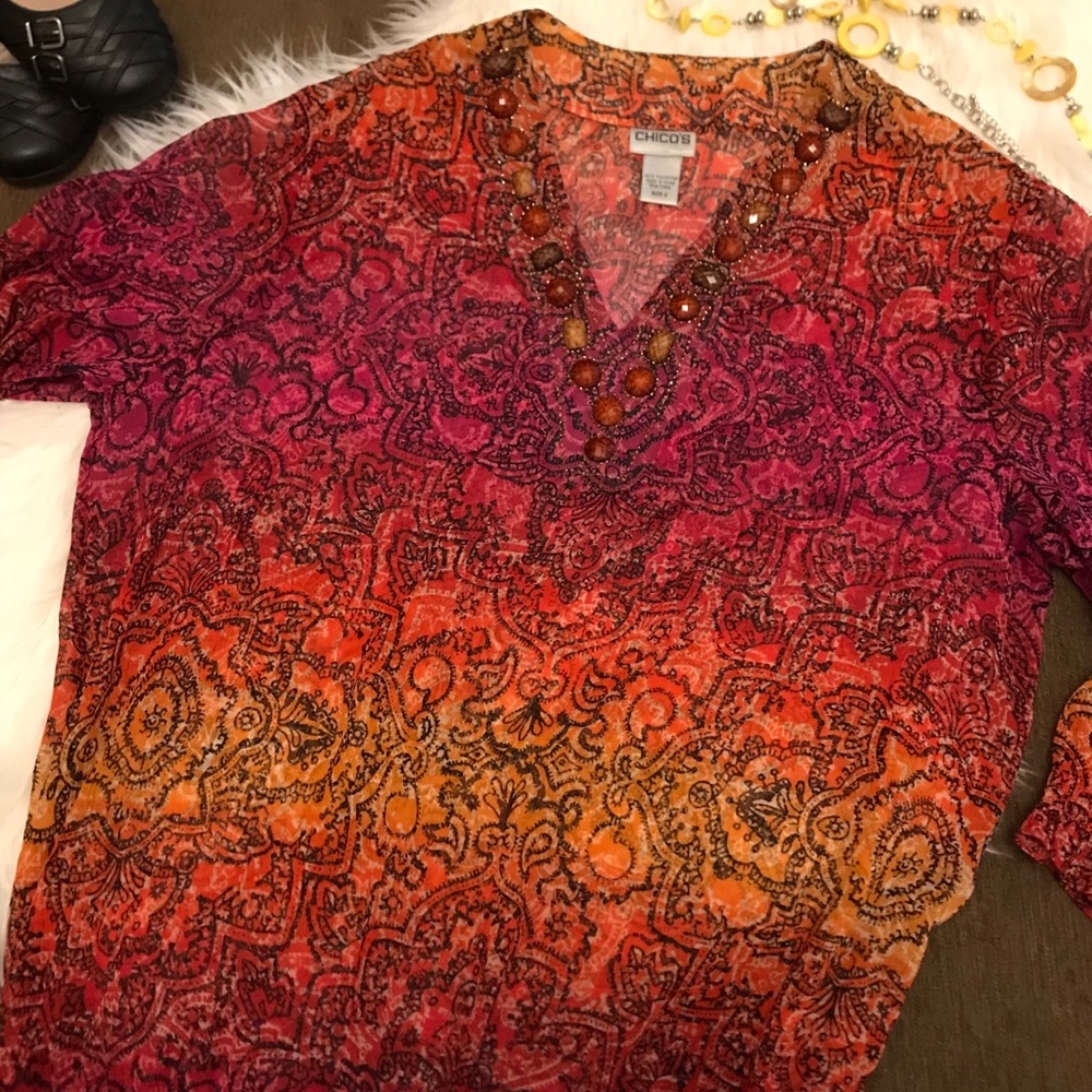 3/$20 Chico Blouse